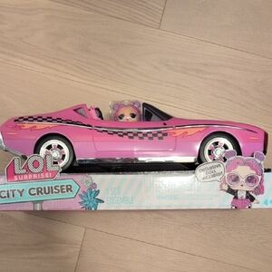L.O.L. Surprise! Pink and Black City Cruiser with Doll
